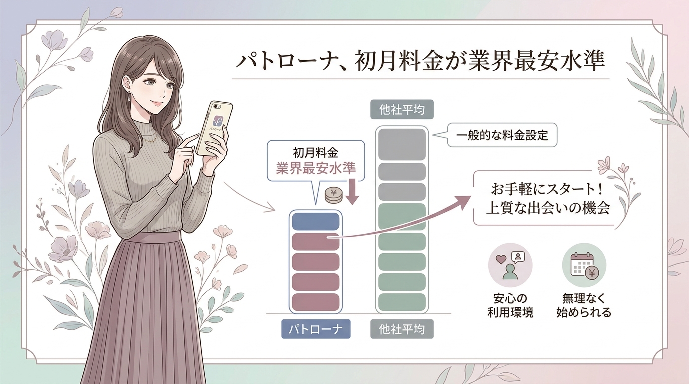 第10位:パトローナ、初月料金が業界最安水準