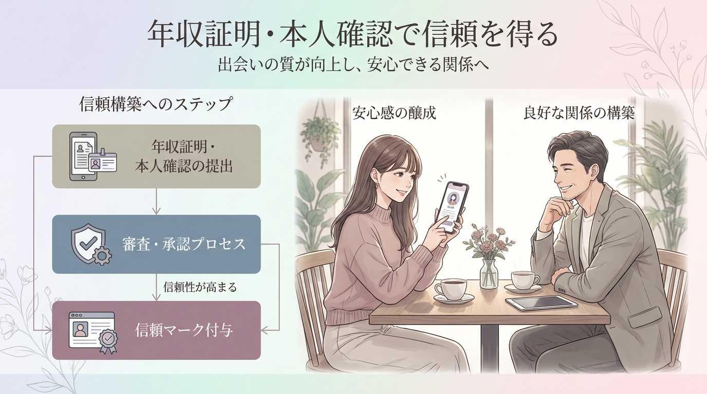 年収証明・本人確認で信頼を得る