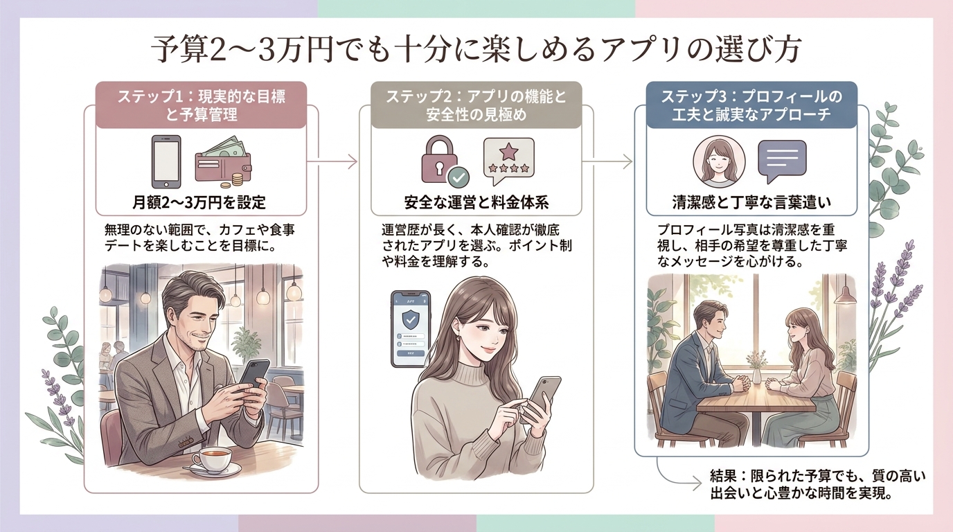 予算2〜3万円でも十分に楽しめるアプリの選び方
