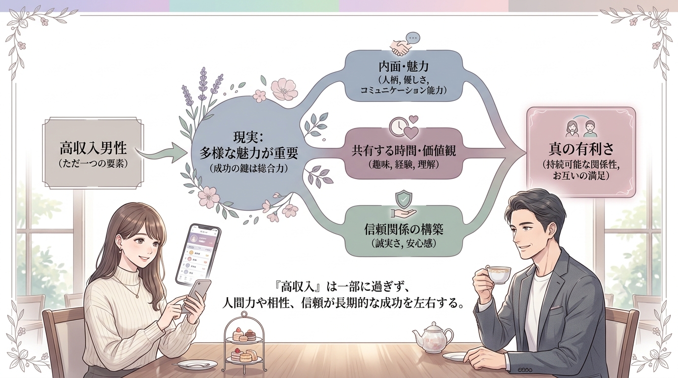 高収入男性だけが有利とは限らない現実