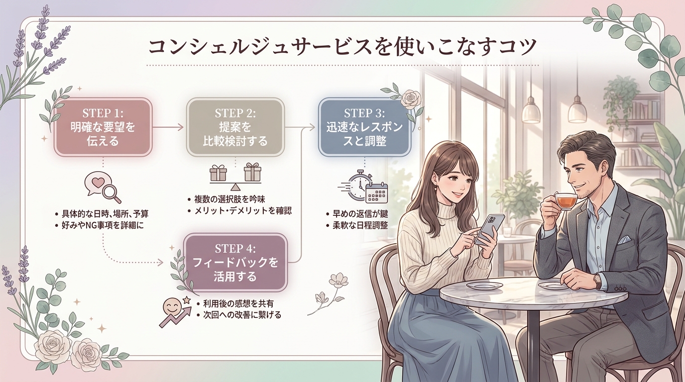 コンシェルジュサービスを使いこなすコツ